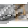 Mexen Rio Square Shower Enclosure 70 x 70 cm, Frosted, Chrome - 860-070-070-01-30