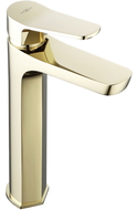 Mexen Lerma high washbasin mixer tap, Gold - 74310-50