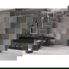 Mexen Velar Sliding Shower Cabin 140 x 85 cm, Frosted, Brushed Gold - 871-140-085-31-55