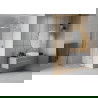 Mexen Rio semi-circular shower enclosure 80 x 80 cm, transparent, chrome - 863-080-080-01-00