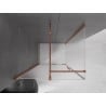 Mexen Velar sliding shower cabin 90 x 80 cm, frost, rose gold - 871-090-080-31-60