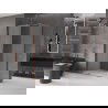 Mexen Velar sliding shower cabin 120 x 85 cm, frost, rose gold - 871-120-085-31-60