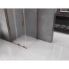 Mexen Velar sliding shower cabin 90 x 90 cm, frost, rose gold - 871-090-090-31-60