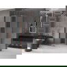 Mexen Velar sliding shower cabin 110 x 110 cm, frost, rose gold - 871-110-110-31-60