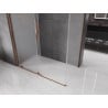 Mexen Velar sliding shower cabin 130 x 70 cm, frost, rose gold - 871-130-070-31-60