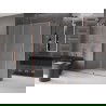 Mexen Velar sliding shower enclosure 160 x 85 cm, frost, rose gold - 871-160-085-31-60