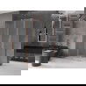Mexen Velar sliding shower cabin 120 x 85 cm, frost, brushed copper - 871-120-085-31-65
