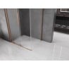 Mexen Velar sliding shower cabin 120 x 75 cm, frost, brushed copper - 871-120-075-31-65