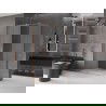 Mexen Velar sliding shower cabin 120 x 85 cm, frost, brushed copper - 871-120-085-31-65