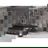 Mexen Velar shower enclosure sliding 110 x 110 cm, frost, brushed copper - 871-110-110-31-65