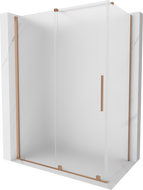Mexen Velar sliding shower enclosure 150 x 75 cm, frost, brushed copper - 871-150-075-31-65