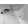 Mexen Rio semi-circular shower cabin 70 x 70 cm, transparent, chrome + shower tray, white - 863-070-070-01-00-4710