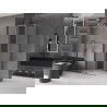Mexen Velar sliding shower cabin 120 x 120 cm, frost, brushed gun gray - 871-120-120-31-66