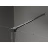 Mexen Velar sliding shower cabin 130 x 70 cm, frost, brushed gun gray - 871-130-070-31-66