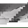 Mexen Velar sliding shower cabin 140 x 85 cm, frost, brushed gun gray - 871-140-085-31-66