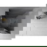 Mexen Rio shower cabin semicircular 90 x 90 cm, graphite, chrome + Rio tray, white - 863-090-090-01-40-4710
