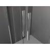 Mexen Velar Duo sliding shower cabin 100 x 90 cm, frost, chrome - 871-100-090-32-01