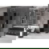 Mexen Velar Duo sliding shower enclosure 80 x 80 cm, graphite, chrome - 871-080-080-42-01