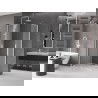 Mexen Velar Duo sliding shower enclosure 100 x 90 cm, frost, white - 871-100-090-32-20