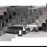 Mexen Velar Duo sliding shower cabin 90 x 90 cm, graphite, white - 871-090-090-42-20