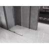 Mexen Velar sliding shower cabin 100 x 110 cm, frost, gun metal - 871-100-110-31-95