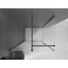 Mexen Velar sliding shower cabin 100 x 110 cm, frost, gun metal - 871-100-110-31-95