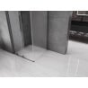 Mexen Velar sliding shower enclosure 120 x 120 cm, frost, gun metal - 871-120-120-31-95