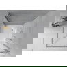Mexen Rio square shower cubicle 90 x 90 cm, Frosted, Chrome + shower tray Rio, White - 860-090-090-01-30-4510