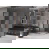 Mexen Velar Duo Sliding Shower Enclosure 90 x 90 cm, Frost, Rose Gold - 871-090-090-32-60