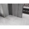 Mexen Velar sliding shower cabin 100 x 70 cm, frost, brushed nickel - 871-100-070-31-97