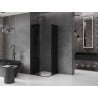 Mexen Velar Duo sliding shower enclosure 90 x 90 cm, graphite, black - 871-090-090-42-70