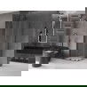 Mexen Velar Duo sliding shower cabin 90 x 90 cm, transparent, gun metal - 871-090-090-02-95
