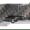 Mexen Velar Duo sliding shower cabin 90 x 80 cm, transparent, gun metal - 871-090-080-02-95