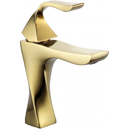 Mexen Estrella washbasin mixer tap, Gold - 72300-50