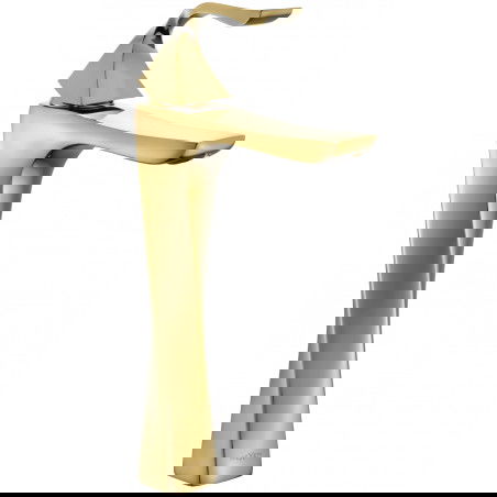 Mexen Estrella high washbasin mixer tap, Gold - 72310-50