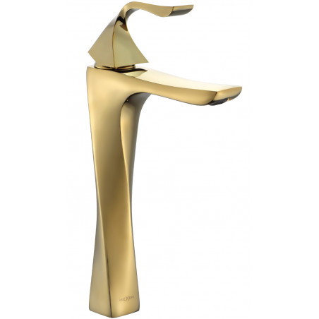 Mexen Estrella tall washbasin faucet, gold - 72310-50