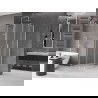 Mexen Velar Duo sliding shower cabin 80 x 80 cm, frost, brushed nickel - 871-080-080-32-97