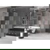 Mexen Velar Duo sliding shower cabin 80 x 80 cm, frost, brushed nickel - 871-080-080-32-97