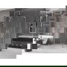 Mexen Velar L Duo sliding shower enclosure 100 x 90 cm, transparent, chrome - 871-100-090-02-03-01