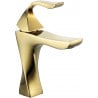 Mexen Estrella R02 bathtub set, Gold - 72303R02-50