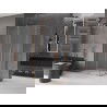 Mexen Velar L Duo sliding shower enclosure 90 x 80 cm, frost, brushed copper - 871-090-080-02-33-65