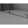 Mexen Velar L Duo Sliding Shower Cabin 90 x 80 cm, Graphite, Brushed Gun Gray - 871-090-080-02-43-66