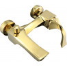 Mexen Estrella R02 bathtub faucet with shower set, gold - 7233R02-50