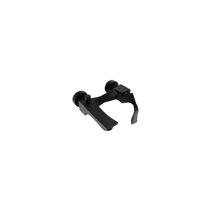 Mexen Estrella R02 bathtub faucet with shower set, black - 7233R02-70