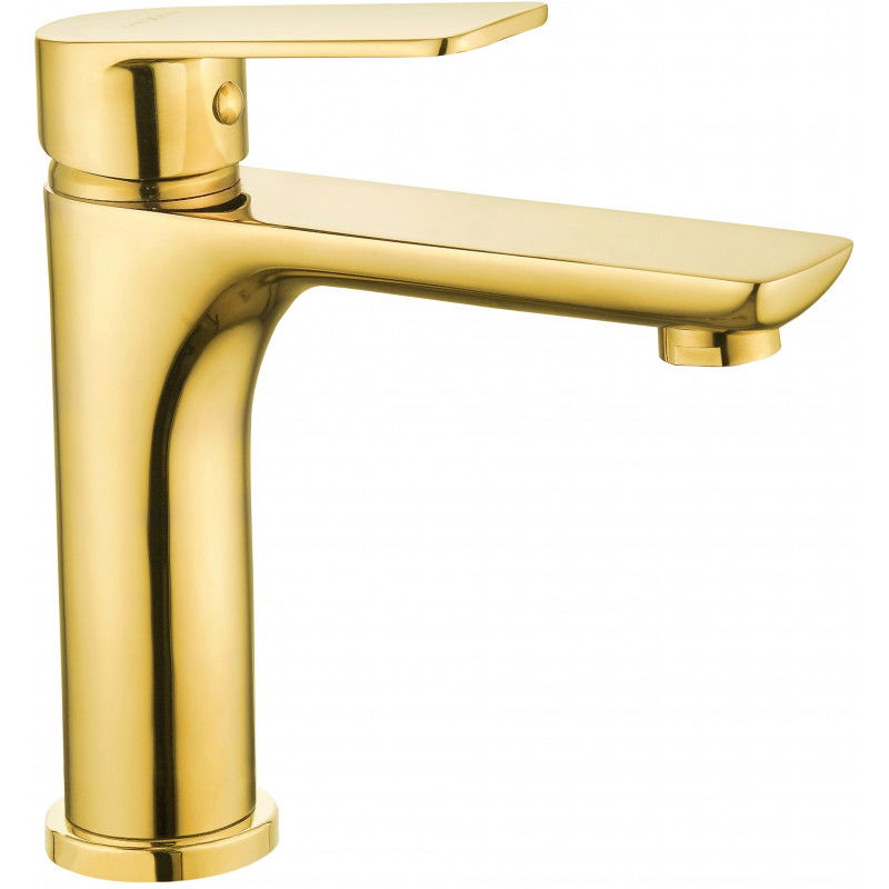 Mexen Alfa washbasin mixer tap, Gold - 745700-50