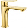 Mexen Alfa washbasin tap, gold - 745700-50