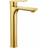 Mexen Alfa tall washbasin faucet, gold - 745710-50