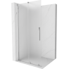 Mexen Velar Walk-in Shower Screen 75 x 200 cm, Frosted 8 mm, Chrome - 871-075-000-33-01