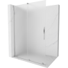 Mexen Velar Sliding Shower Wall Walk-in 130 x 200 cm, Frosted 8 mm, Chrome - 871-130-000-33-01