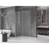 Mexen Velar sliding Walk-in shower screen 150 x 200 cm, frost 8 mm, chrome - 871-150-000-33-01